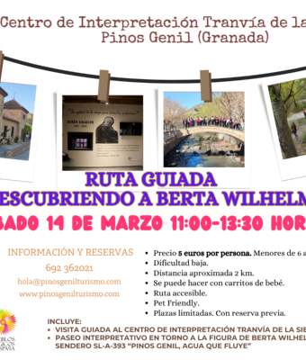 V Jornadas Berta Wilhelmi - Ruta guiada "Descubriendo a Berta Wilhelmi"
