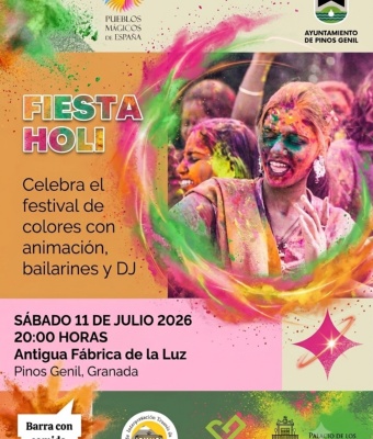 🌈✨ ¡Llega la Fiesta Holi a Pinos Genil! ✨🌈