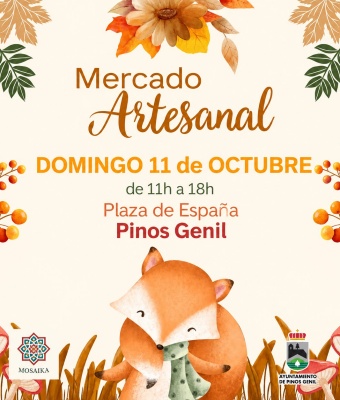 🍂 ¡Vuelve el mercado artesanal! 🍂