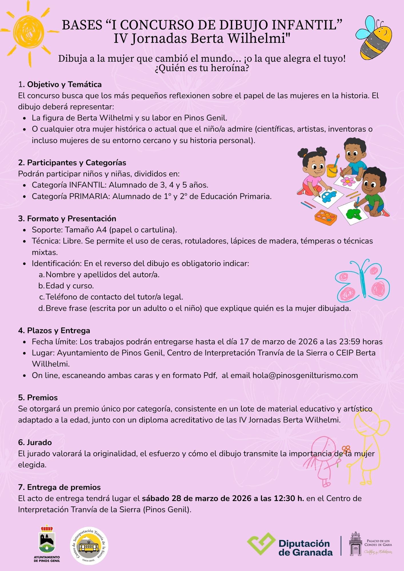CARTEL BASES I CONCURSO DIBUJO 2026