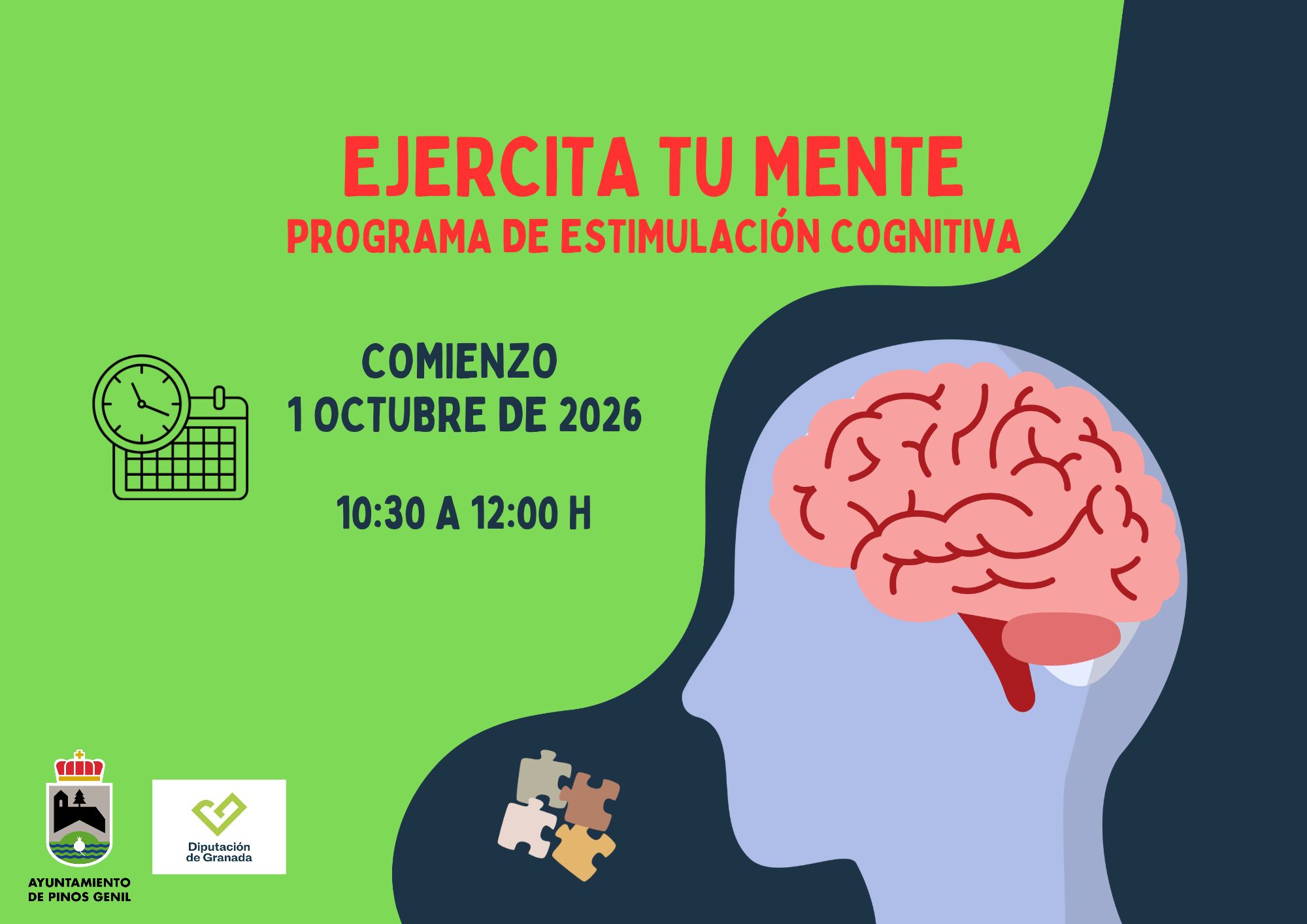 Cartel Programa Estimulación Cognitiva Cartel Programa Estimulación Cognitiva