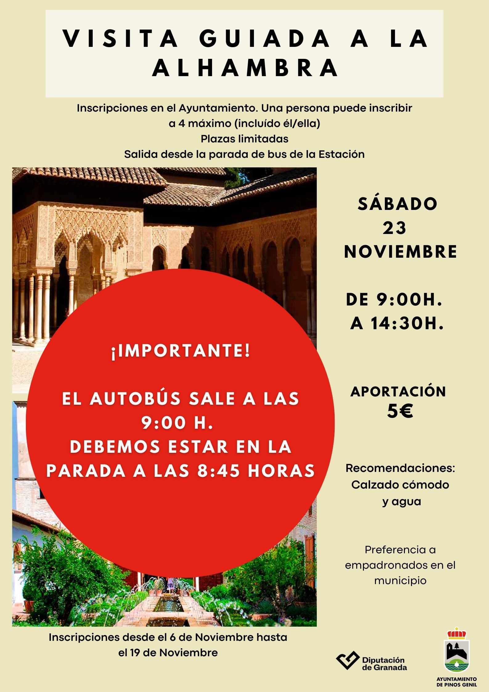 Copia de Cartel visita guiada Alhambra noviembre