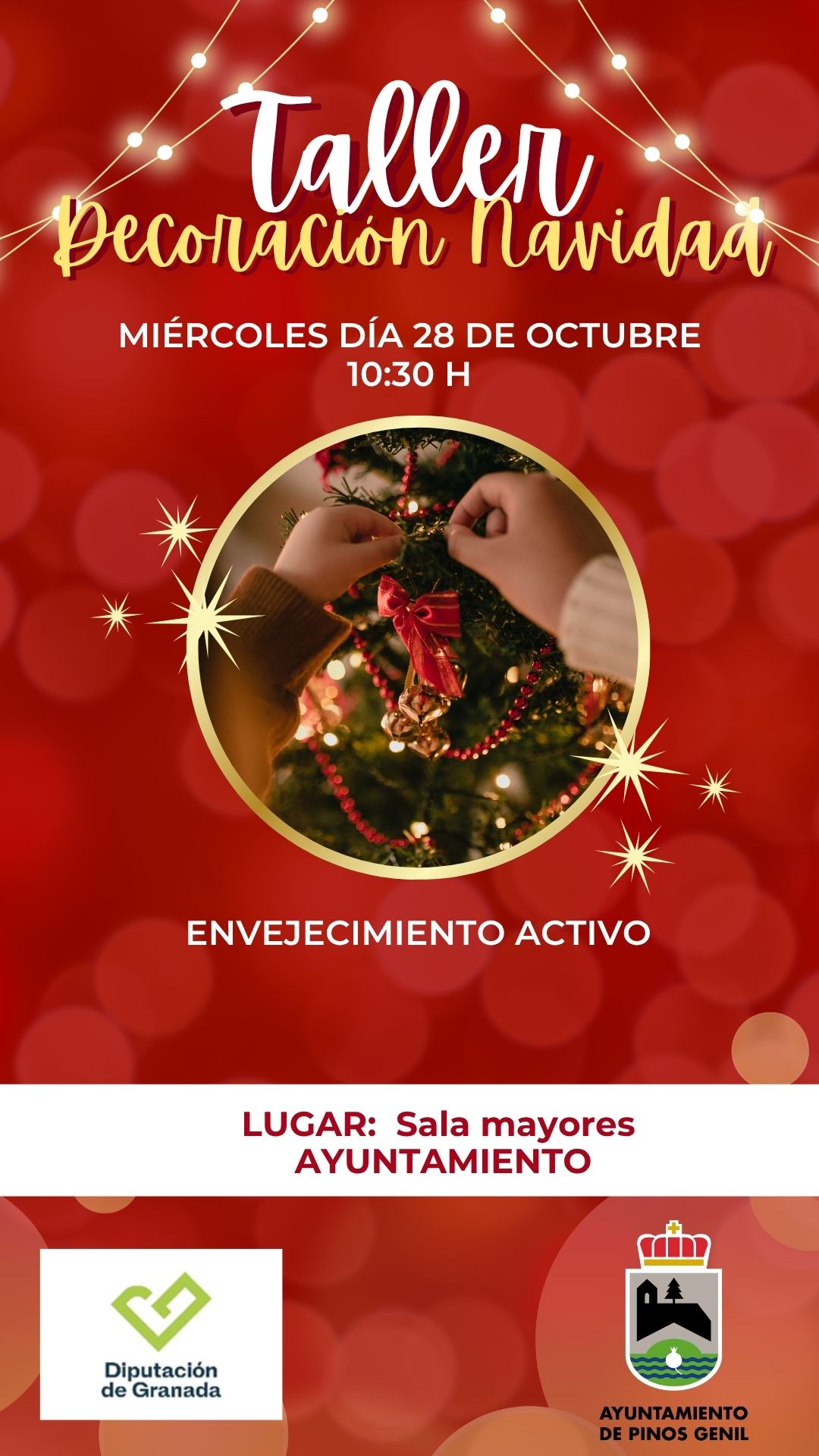 Taller Decoracion Navidad Envejecimiento Activo