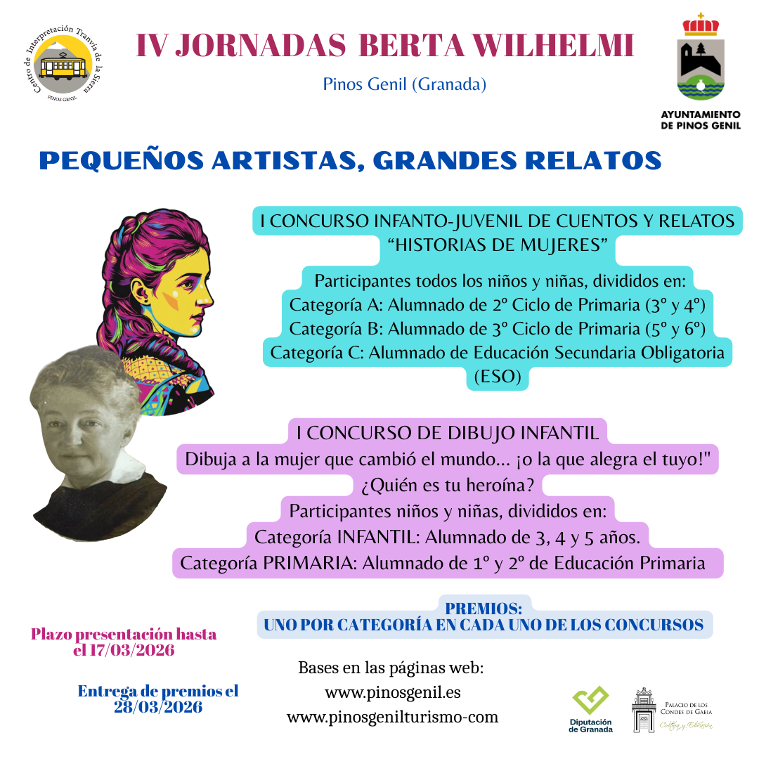 cartel concursos infantiles IV Jornadas Berta 2026