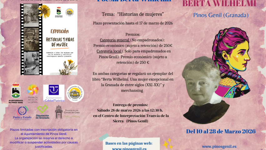 portada tríptico IV jornadas Berta Wilhelmi 2026