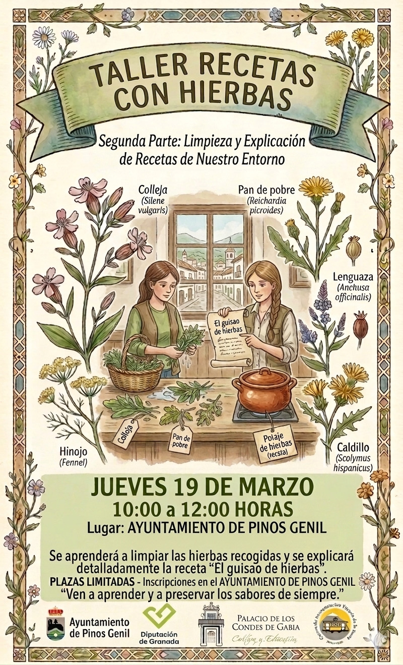 "Taller de Recetas con Hierbas"