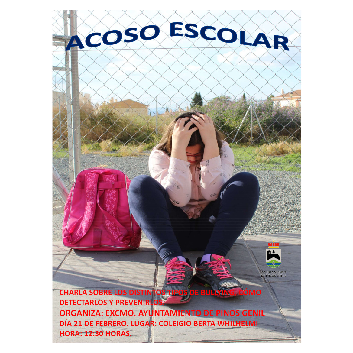 CHARLA SOBRE ACOSO ESCOLAR: DISTINTOS TIPOS DE BULLING, CÓMO DETECTARLOS Y PREVENIRLOS.