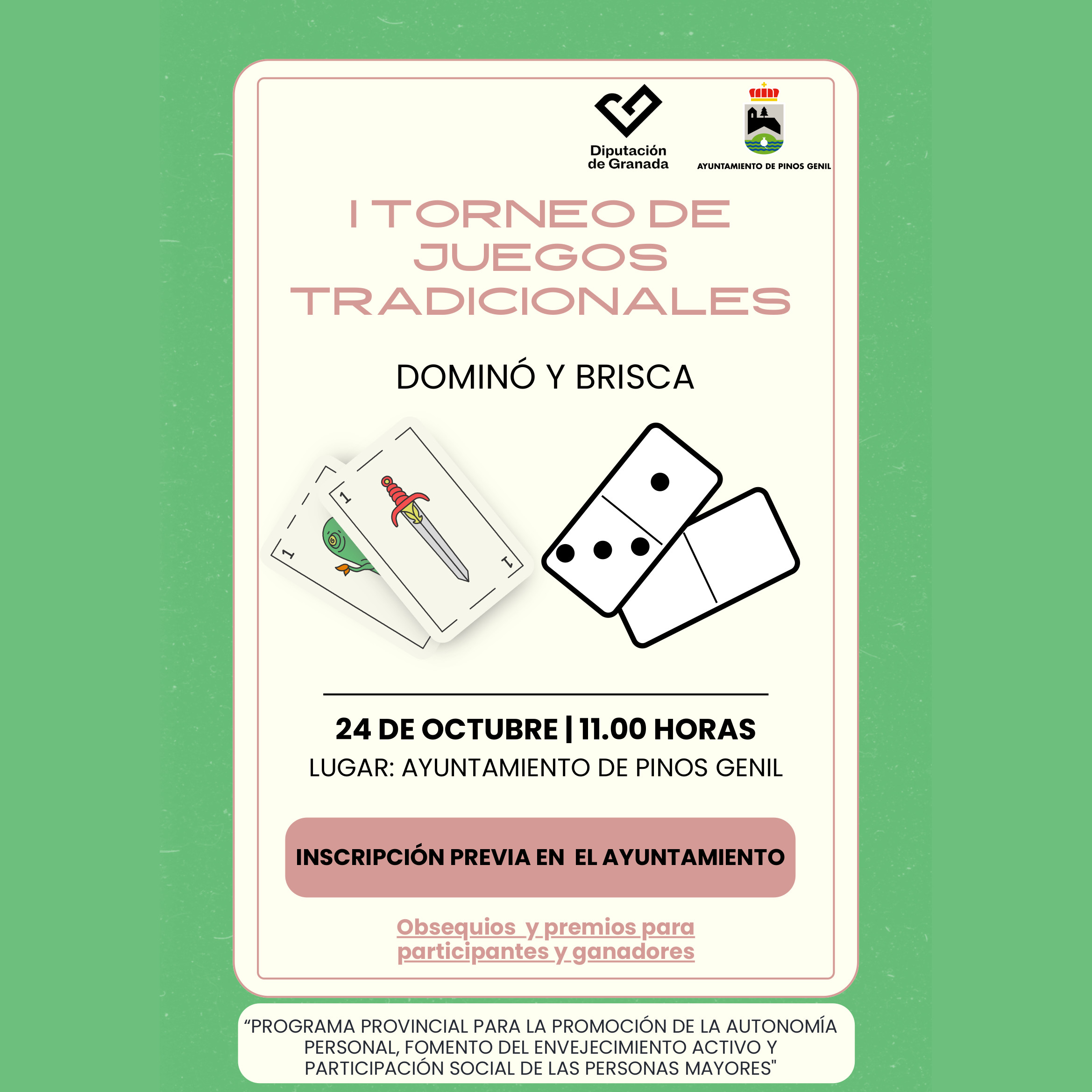 I Torneo de Juegos Tradicionales - Dominó y Brisca