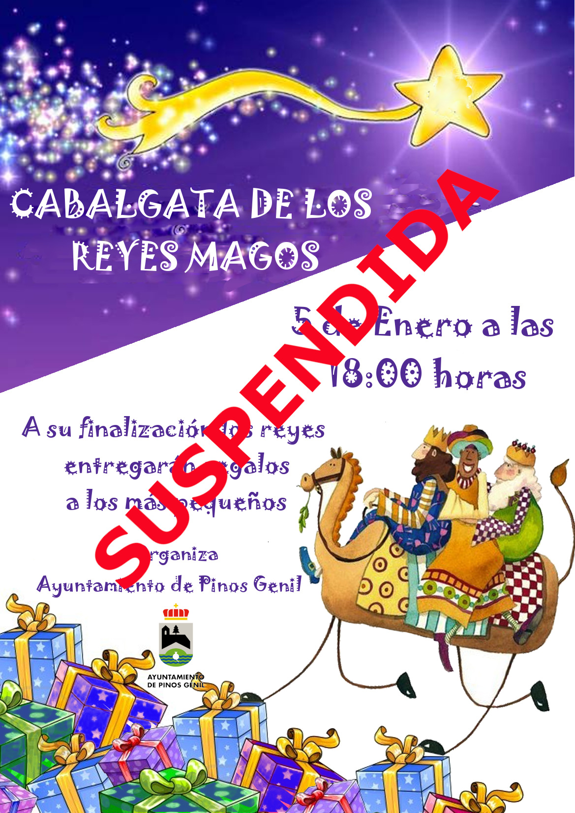 Cabalgata Reyes Magos 2026 -Suspendida