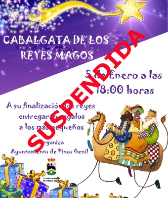 Cabalgata Reyes Magos 2026 -Suspendida