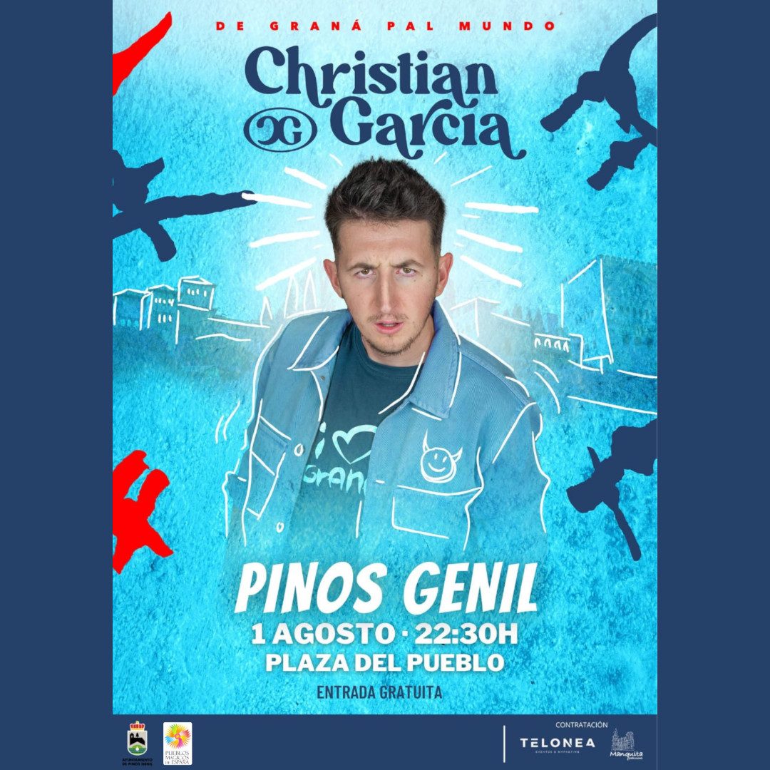 Christian García Cómico llega a Pinos Genil con su monólogo de De Graná pal mundo.
