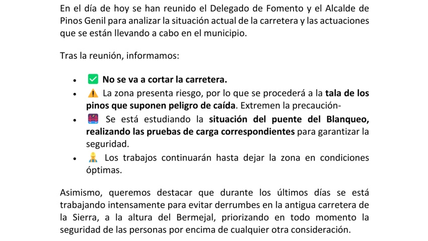 Comunicado AyuntamientoRRSS Comunicado AyuntamientoRRSS