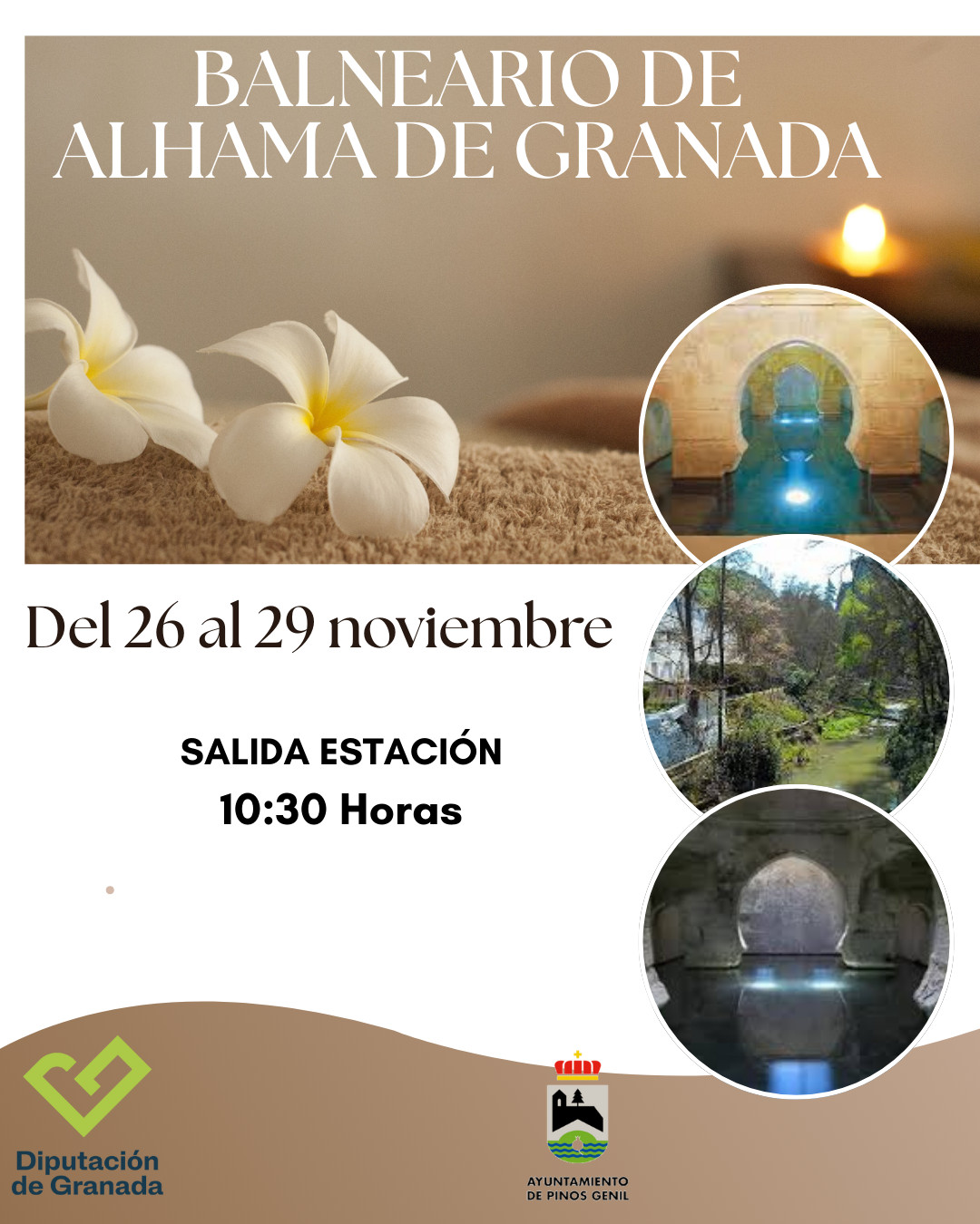 Hora Salida Balneario de Alhama de Granada