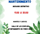 🌿💪 ¡HORARIO DEFINITIVO PARA LA GIMNASIA DE MANTENIMIENTO! 💪🌿