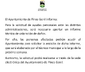 Informes técnicos de valoración de daños.