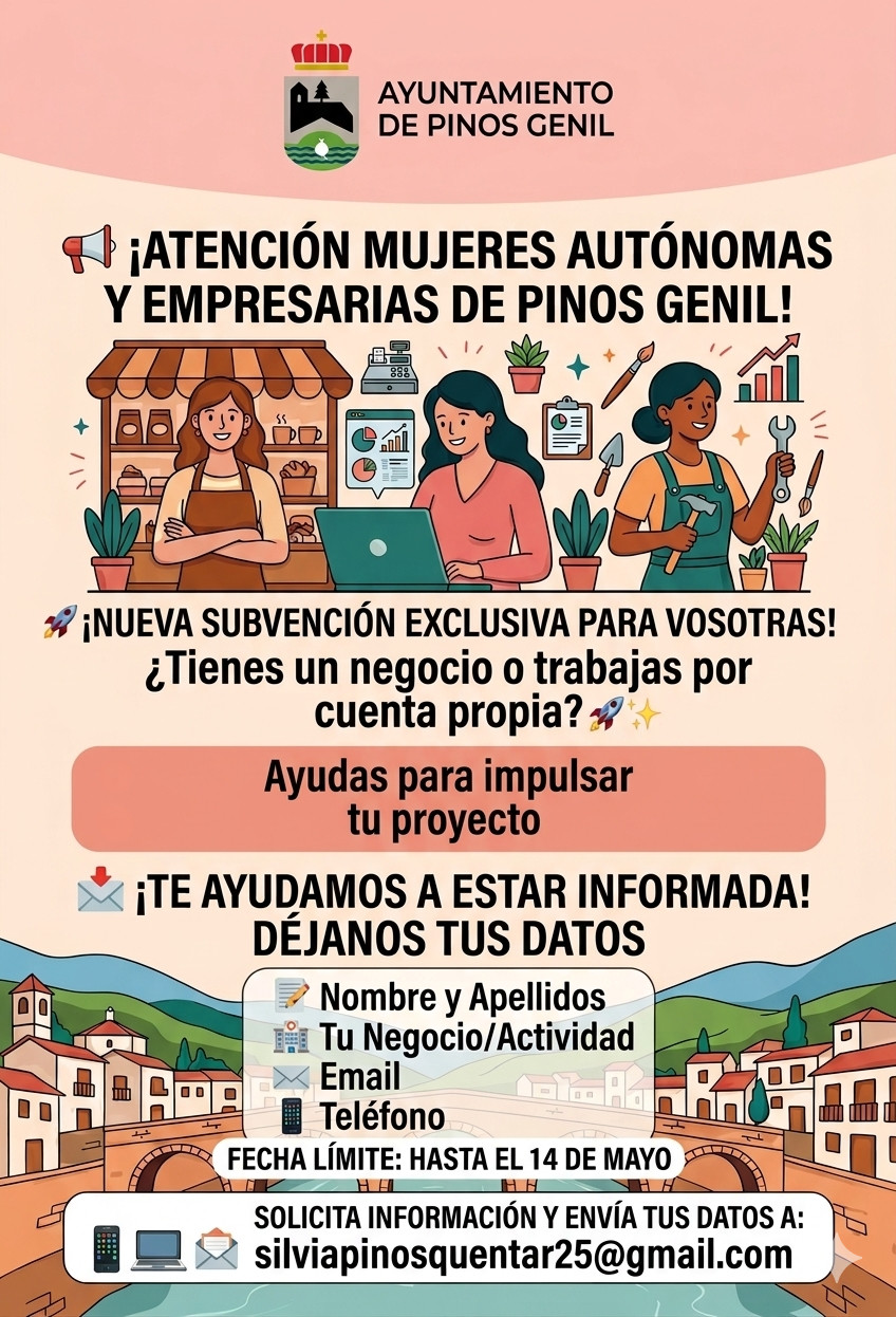 Nueva subvención exclusiva para Mujeres Autónomas y Empresarias